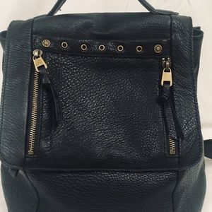 The Sak Black Dana Leather Backpack